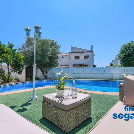 Con Piscina Privada, Barbacoa Y Zona Chill-out Cerca De La Playa - Es-320-16 アパート *